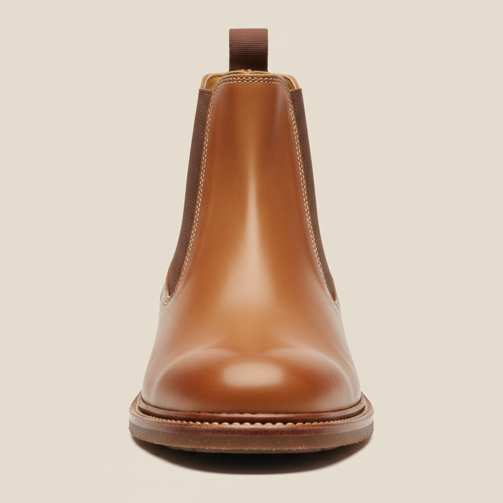 Regal Roam Tan Chelsea Boot – Classic Full-Grain Leather