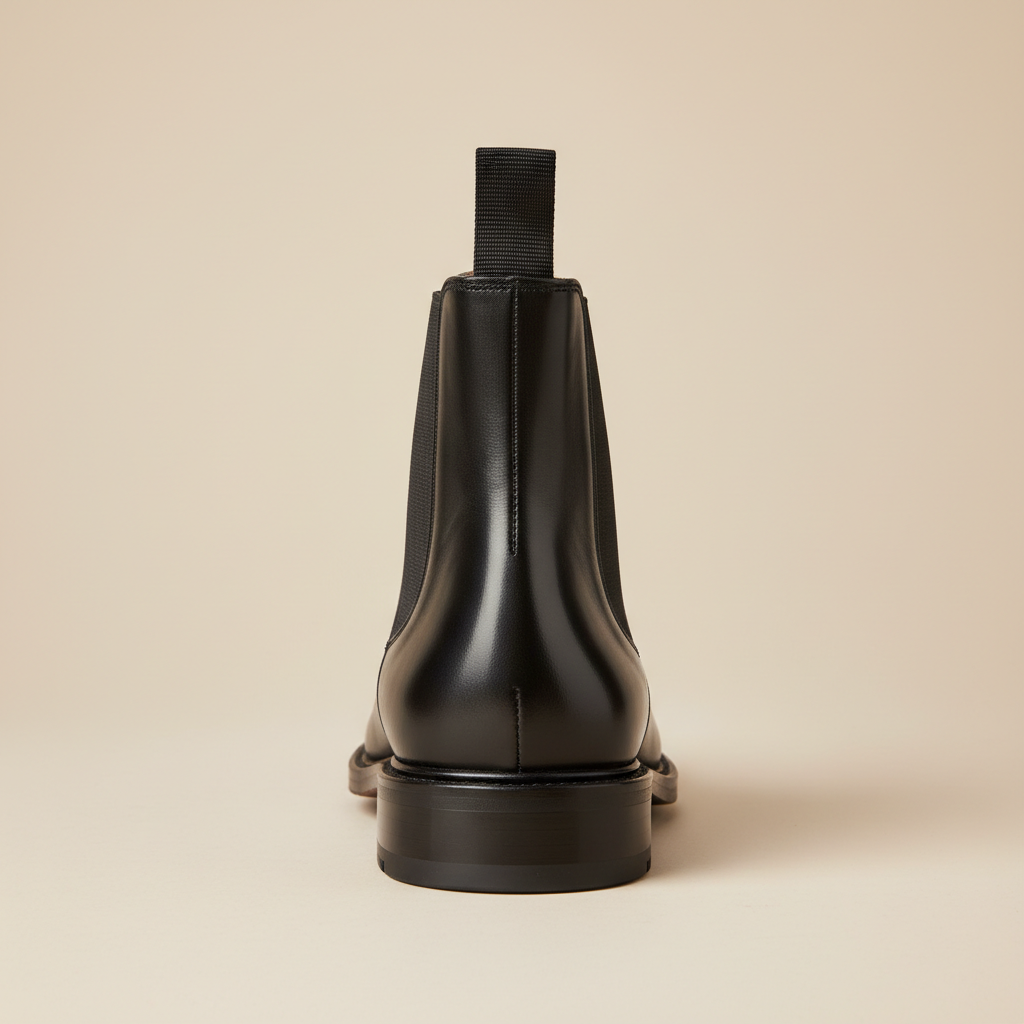 Regal Roam Black Chelsea Boot – Full-Grain Cowhide Leather