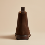 Regal Roam Dark Brown Suede Chelsea Boot – Premium Suede Leather