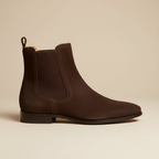 Regal Roam Dark Brown Suede Chelsea Boot – Premium Suede Leather