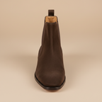 Regal Roam Dark Brown Suede Chelsea Boot – Premium Suede Leather
